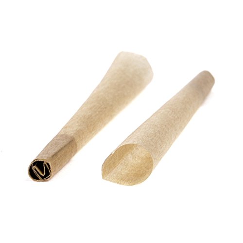 RAW Classic Natural Unrefined Pre Rolled Cones - 20 Cones Per Pack - 98 Special Size (1 Pack)