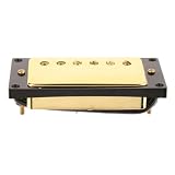 QLECXZI 50mm Dual Hot Rail Pickup Hals Pickup Ersatzteil Metallteile Geeignet für LP E Gitarre MaterialMetall 50mm Dual Hot Rail Hals für LP E Gitarre