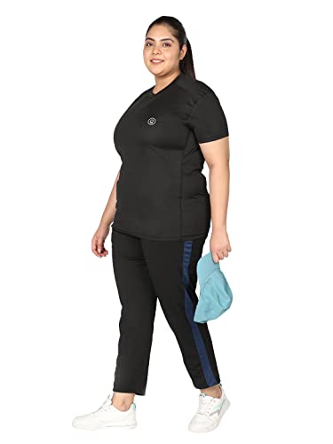 Image of CHKOKKO Women's High Rise Regular Fit Track Pants