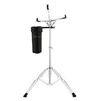 Donner Snare Ständer Höhenverstellbar 66-101cm doppelstrebig Snare Drum Stand mit Drumstick Tasche