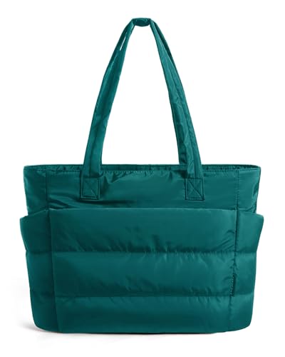 Image of BAGSMART Tote Bag for Women, Lightweight Puffy Tote Bag with Compartments Shoulder Bag Handbag for Travel, Work, Gym | Lightweight