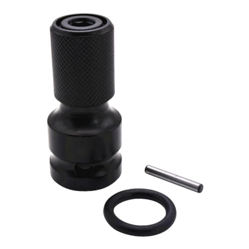 VILLCASE Telescopic Conversion Head 1/2' Drive to 1/4' Socket Adapter Impact Wrench Drill Chuck Converter