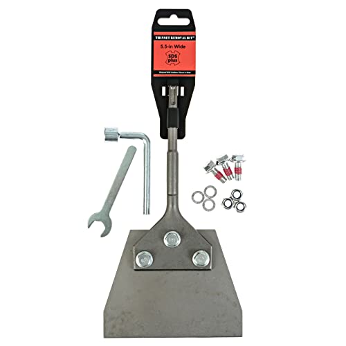 5.5-in Wide THINSET REMOVAL BIT, Floor Scraper, SDS Plus!!! (5.5