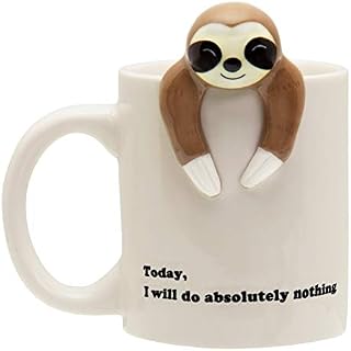 Decodyne Sloth Lazy Funny Coffee Mug, Funny Gifts for Women and Men 12
