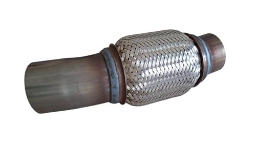 Flexible d'échappement inox anti-vibration compatible BMW E81 E87 E60 E90