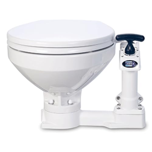 Jabsco 29120-5100 Twist n'Lock, Manual Marine Toilet, Regular Bowl, Soft