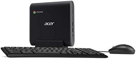 Acer Chromebox CXI3-i38GKM2 Mini PC, Intel Core i3-8130U Processor, 8GB DDR4 Memory, 64GB M.2 SSD, 802.11ac WiFi 5, USB Type-C, Chrome OS, Keyboard and Mouse Included