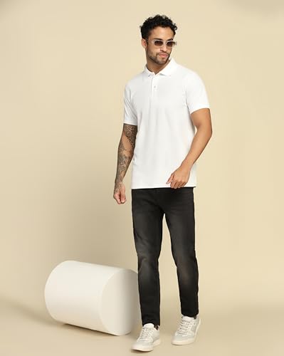Image of VastraVibes Men's Polo Regular Fit T-Shirt
