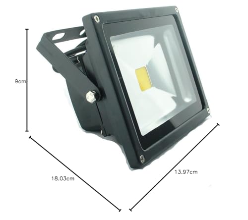Projecteur LED étanche 12V解决低压户外照明问题 AC DC 20W blanc chaud - 6