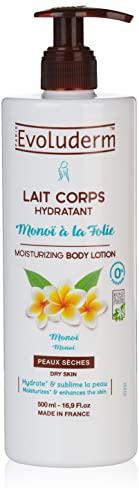 Evoluderm - Lait Corps Hydratant Monoï à la Folie - 500 ml - Fabrication Française Cover