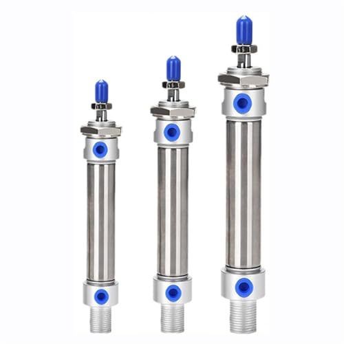 Mini cylindre en acier inoxydable MA25X40SCA double effet à course fluide - 3