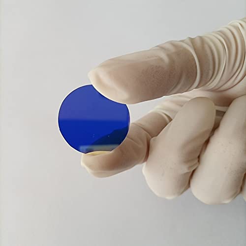 Multiple Size 470nm Narrow Bandpass Filter NBP470 Blue Light Pass Optical Glass (Specification : 39.5x1.0mm)
