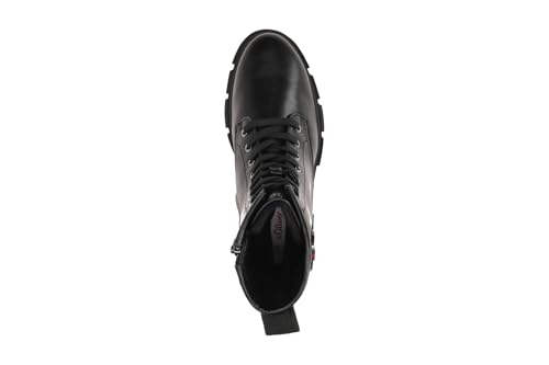 s.Oliver Damen Stiefeletten ohne Absatz zum Schnüren Vegan, Schwarz (Black), 37 EU – Ansicht 7