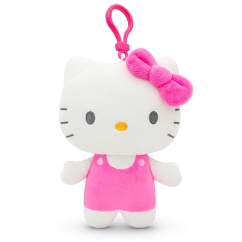 Simply Toys Portachiavi ufficiale Hello Kitty in peluche, 16 cm, design a corpo intero con affascinante vestito rosso, adorabile collezione Hello Kitty, regalo Hello Kitty, portachiavi Hello Kitty Simply Toys Portachiavi ufficiale Hello Kitty in peluche, 16 cm, design a corpo intero con affascinante vestito rosso, adorabile collezione Hello Kitty, regalo Hello Kitty, portachiavi Hello Kitty