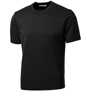 DRIEQUIP Men’s Big & Tall Short Sleeve Moisture Wicking Athletic T-Shirts