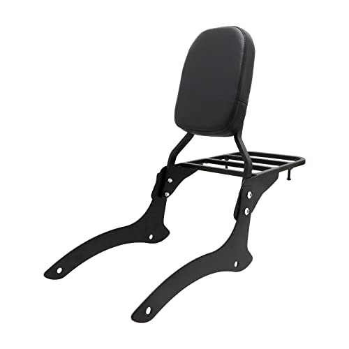 Motorcycle Passenger Sissy Bar Backrest With Luggage Rack For Yamaha Dragsar 1100 Ds1100 Vstar 1100 Xvs1100 Classic 2000-2011 #TOP4