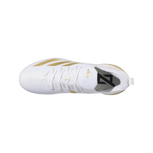 Image of Adidas Men's Adizero Ghost, White /Gold Metallic /White, 9.5