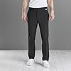 Harry Hall Men's Golf Trousers - Slim Fit, Grip Waistband, Stretch & Breathable Fabric - Quick Dry, Water Resistant Finish - Black 34R