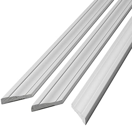 Prefinished Finger-Jointed Door Casing Set, WM 356 Colonial Pine Wood, 84-Inch Legs, 32-Inch Header, by Yard & Home