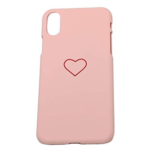 LaLe Living Coque en Forme de cur pour iPhone XS/X