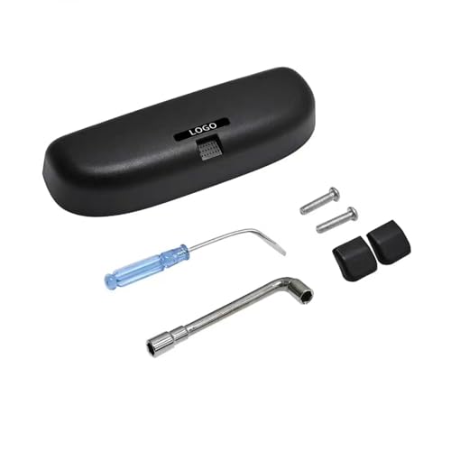 Pitruves Sunglasses Holder for Volvo 2015-2025 XC90?2017-2025 V90 S90?2020-2025 XC60 S60 V60 XC40,Glasses Case Storage Box Replace for Driver Side Overhead Grab Handle (Black, XC60?xc40?s60?v60)