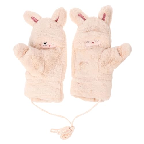 Didiseaon Cartoon Plush Gloves Screen Gloves Ideal for Winter Outdoor Activities