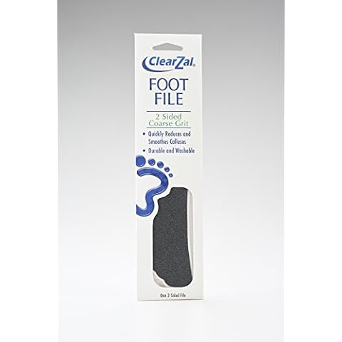 ClearZal 2-Sided Coarse Grit Foot File, 10-Inch Cover