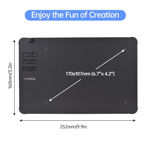 Tableta de dibujo gráfico Irfora T605 ultradelgada con lápiz de 8192 niveles de presión 2