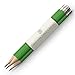 3 Matite di ricambio Graf von Faber Castell, modello perfetto in Viper Green
