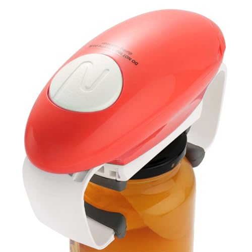 Electric Jar Opener, One Touch Automatic Jar Opener with Less Effort for Seniors with Arthritis, Weak Hands