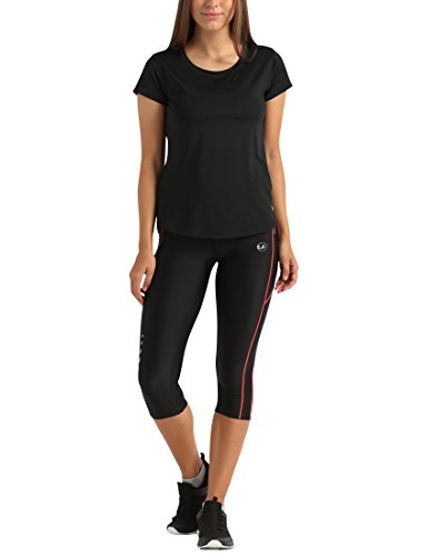 Ultrasport Panta jogging 3/4 per donna con effetto...