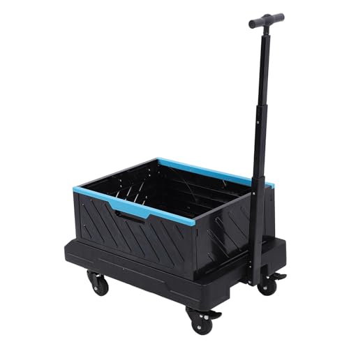 Carretilla Plegable de Mano de Acero Inoxidable con Ruedas Giratorias miniatura 6
