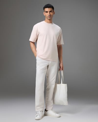 Image of Wellbi Bamboo Oversized Half Sleeve T-Shirt for Men | Naturally Antibacterial & Eco-Friendly | Breathable Organic Bamboo Cotton Blend | Moisture-Wicking Sustainable Wear