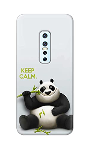 Image of PRINTFIDAA� Printed Hard Back Cover Case for Vivo V17 Pro Back Cover (Cartoon Panda) -2808