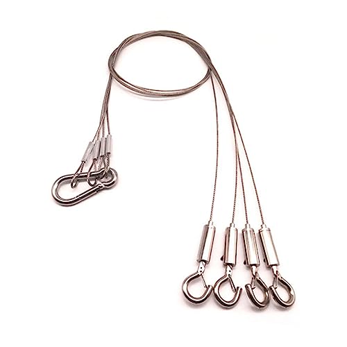 Kit de suspensión de cables acero inoxidable duradero para paneles de exposición