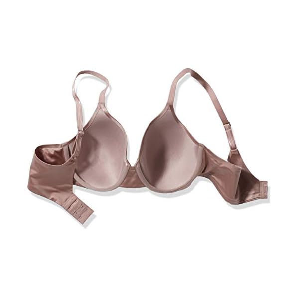 Bali One Smooth U Underwire Bra, Smoothing Shapewear Bra, Concealing Full-Coverage Bra with Front-to-Back Smoothing, Evening Blush, 36D