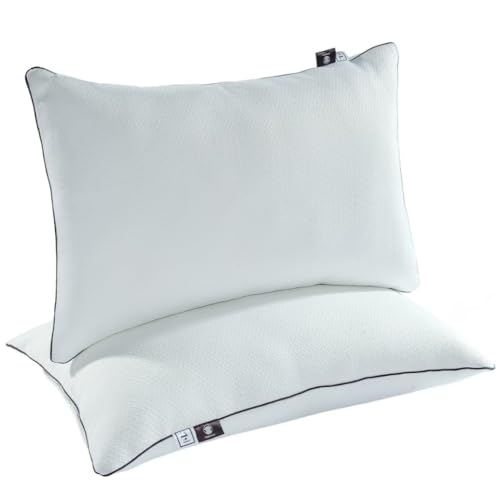 Makimoo Premium Guanciali 30x50 cm Cuscino per il Sonno, Cuscino per il Letto, con fodere lavabili, Cuscini in microfibra, super morbidi