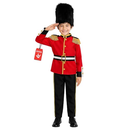 Disfraz de Guardia Británica para niños miniatura 1