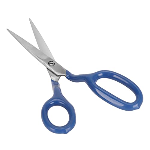 Acouto Tijeras de Coser de Acero Inoxidable de 7 Pulgadas con Ergonómico y Diseño Ligeramente Doblado, Tijeras para Alfombras, para Manualidades de Corte de Hilo de Tela, 18 X 7 Cm