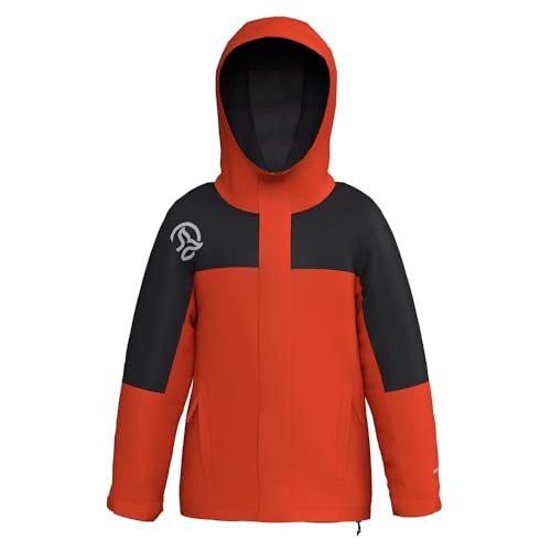 Veste Ternua Mendi pour enfant de 8 ans manteau de randonnée noir