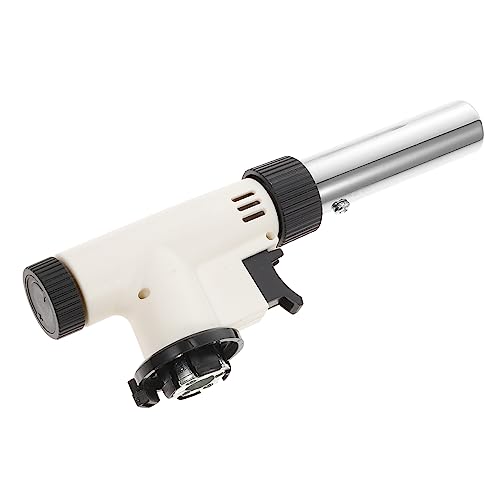 Mikinona Torch for Culinary Use Adjustable Flame Cooking Torch Head for and Soldering for Outdoor Grilling and Lighting