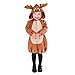 Fun Shack Costume Renna Bambini, Vestito Natale Bambini Taglia 1-2 anni