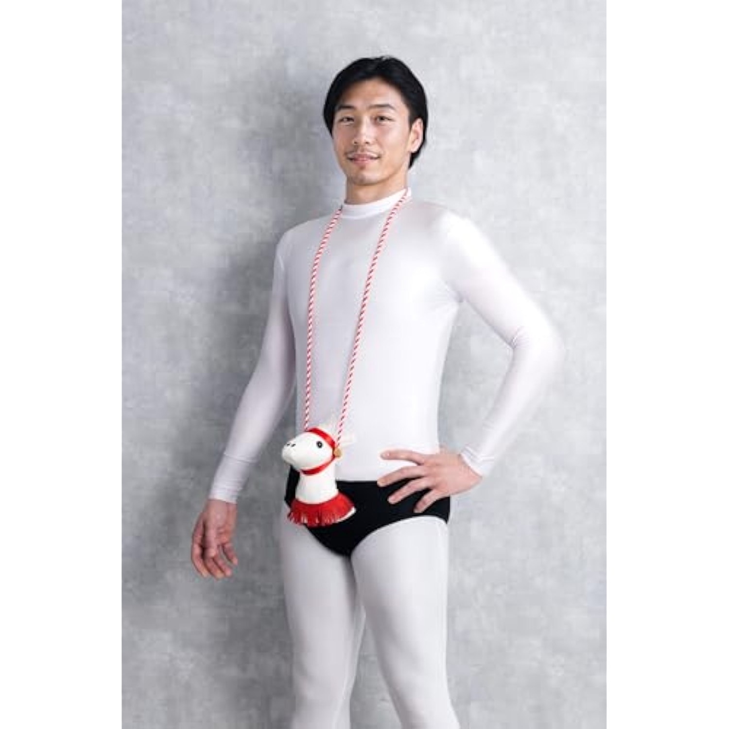 クリアストーン(Clearstone) コスプレ 正月 暴れ馬パンツ メンズ ホワイト 詳細画像5