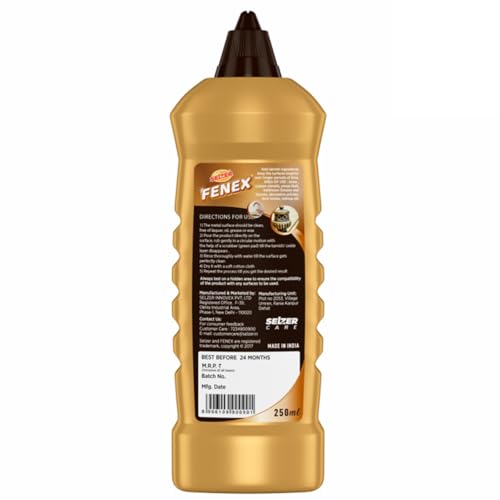 Selzer Copper, Bronze & Brass Cleaner | zero Abrasives, zero Scratches | Non-Toxic, Plant Based | Suitable for Drinkware, Cookware, Idols & Diyas | Co- Created with P-TAL