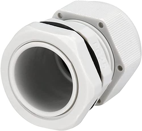10 Stücke Kabel Gelenk Wasserdicht Verstellbar PG25 Weiß 16mm-21mm