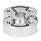 Wellenkragen Bohrung Klemmkragen 8 mm Mittellöcher Durchmesser M4 Gewinde Aluminiumlegierung Runde Hochgeschwindigkeits-Wellenklemme