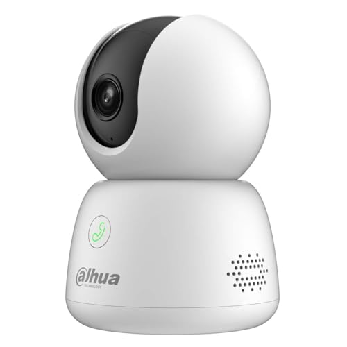 Dahua Hero B1 – Telecamera di sicurezza WiFi da 5 MP con funzione di rotazione e inclinazione, riconoscimento personale, sirena integrata, monitoraggio intelligente