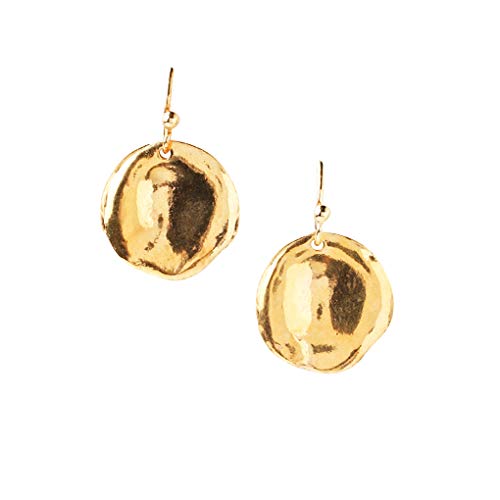 Chan Luu Petite Coin Drop Earrings In Gold Vermeil #TOP3