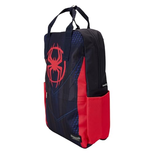 Loungefly Marvel Spider-Verse Miles Morales Suit Full -Size Nylon Backpack2
