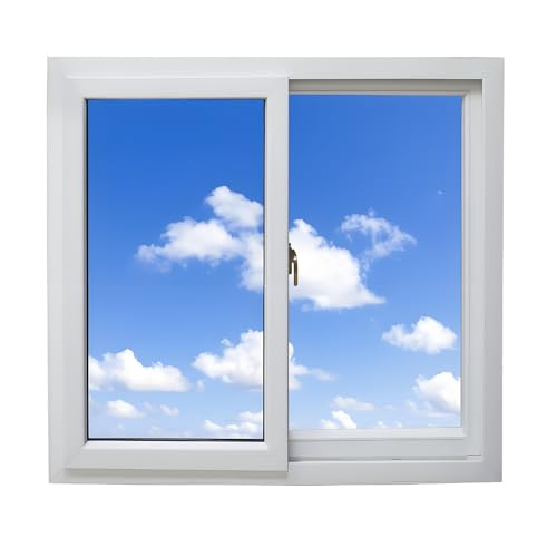 Coperture Per Pozzetti Di Finestre Per Seminterrati, Finestre Per Capannoni, Finestre Per Case Mobili Con Vetro Temperato Più Spesso E Zanzariera, Per Pollai, Capannoni, Garage(White,79x60cm)